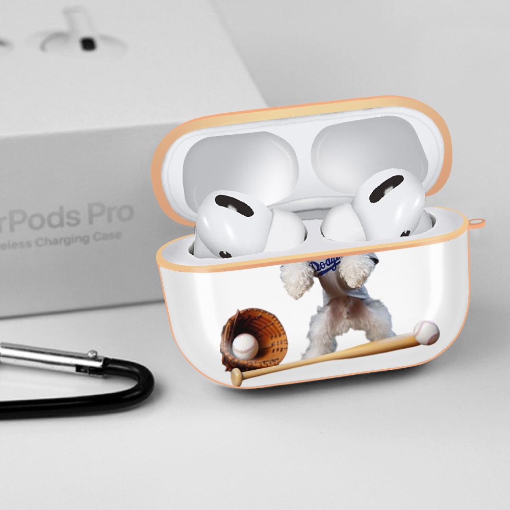  AirPods Pro Protective Case Rose Gold, Flexible PC Material, Precise Fit, Anti-Slip Cover, Full Protection, Fingerprint Resistant, Washable With Keychain