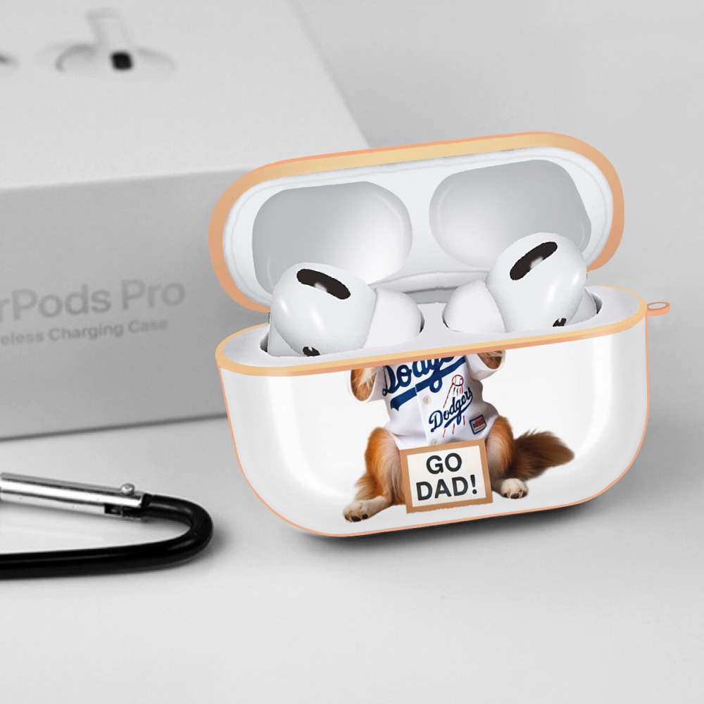  AirPods Pro Protective Case Rose Gold, Flexible PC Material, Precise Fit, Anti-Slip Cover, Full Protection, Fingerprint Resistant, Washable With Keychain