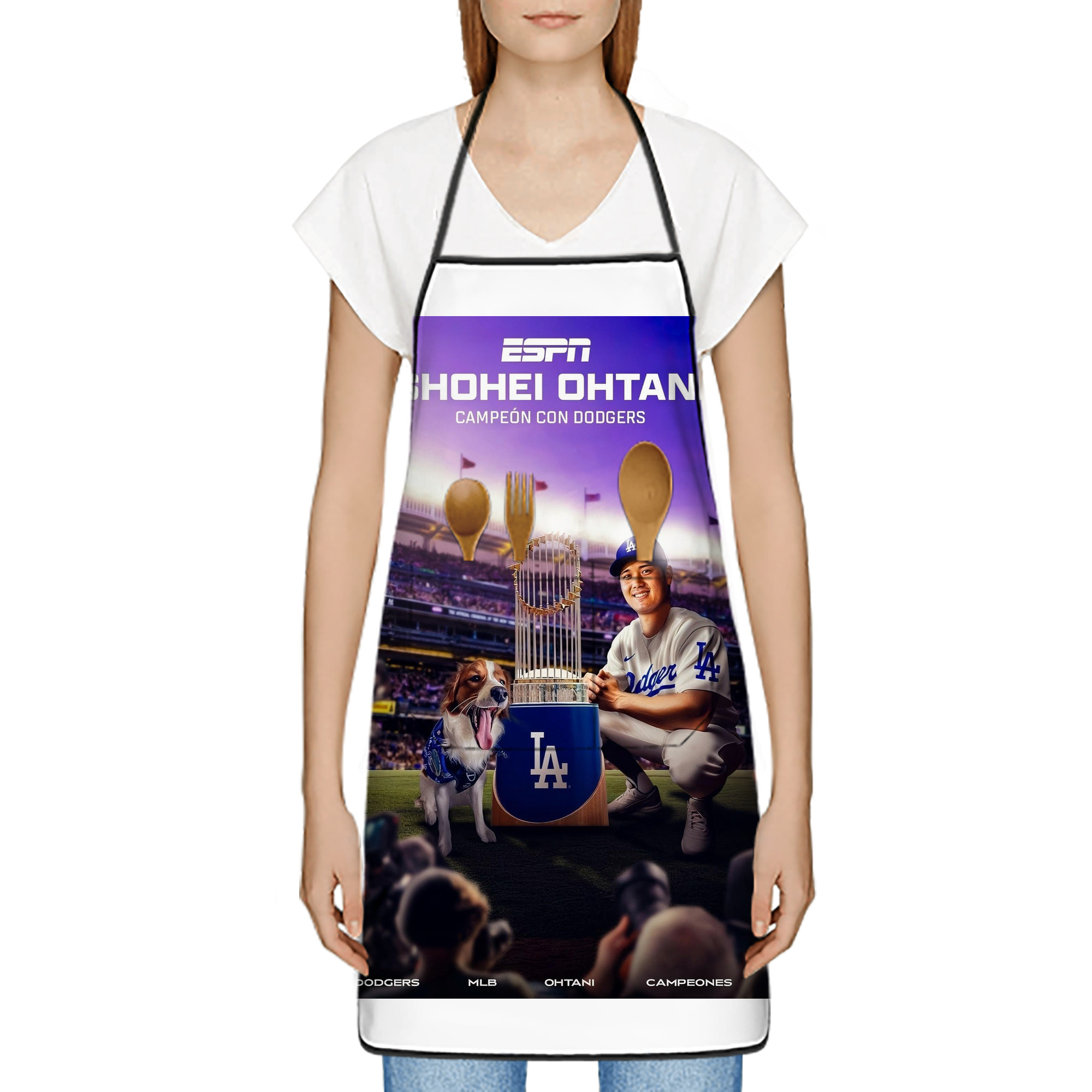  Stain-Resistant Polyester Apron With Pocket – Full Print, Waterproof, Anti-Wrinkle, Anti-Pilling – Ideal For Kitchen, BBQ, Restaurant, Salon & More