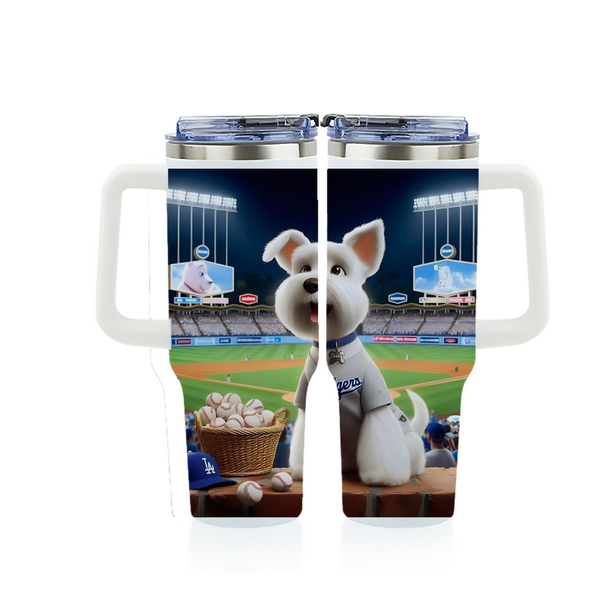  40oz Full Wrap Car Tumbler – Durable Stainless Steel Travel Mug With Vibrant UV Print – Double Wall Insulated, Fits Most Car Cup Holders