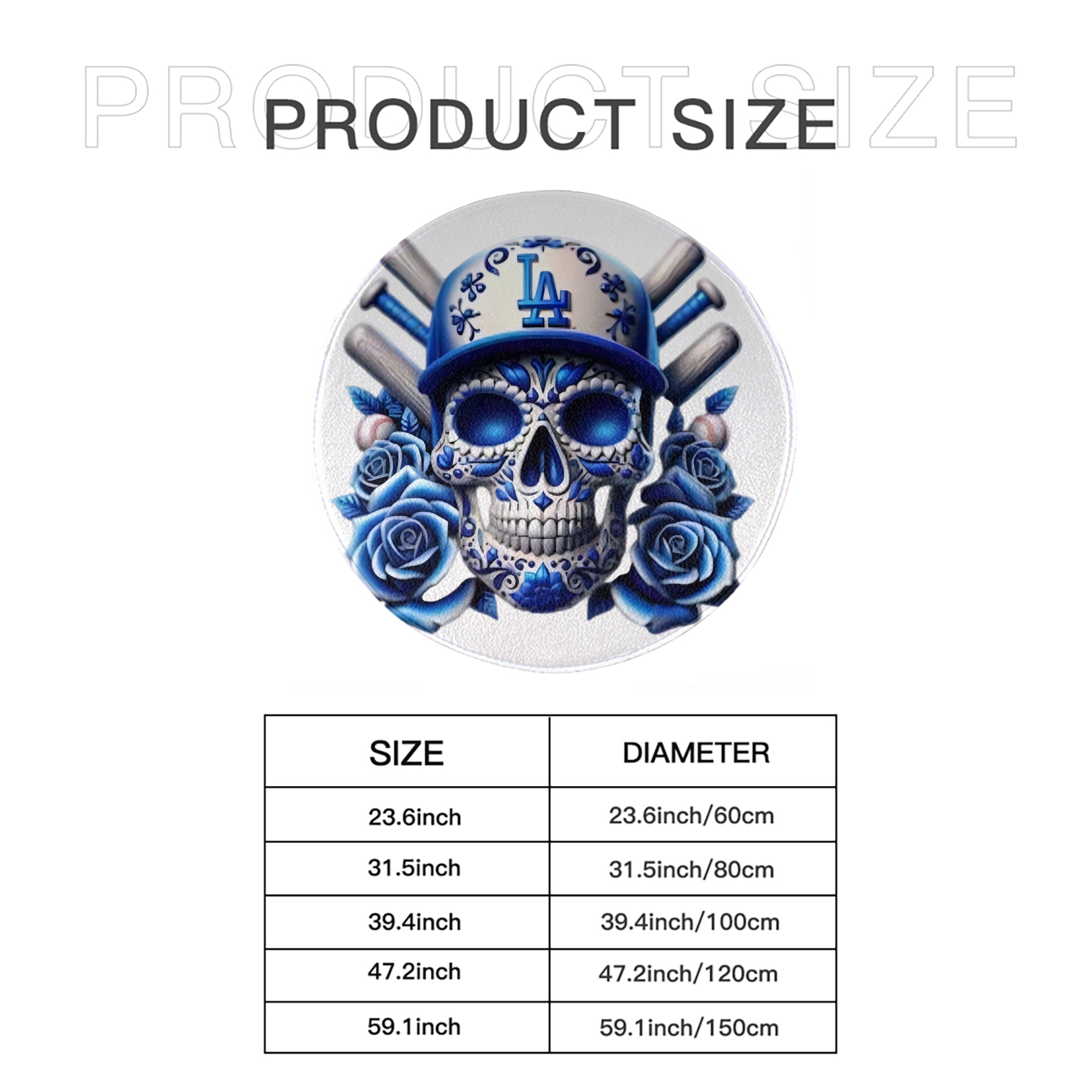  Round Floor Mat – Soft Flannel & High-Density Sponge Core – Non-Slip Dot Backing – Durable Stitched Edges – Quick-Dry & Breathable – Perfect For Home, Bathroom & Living Room