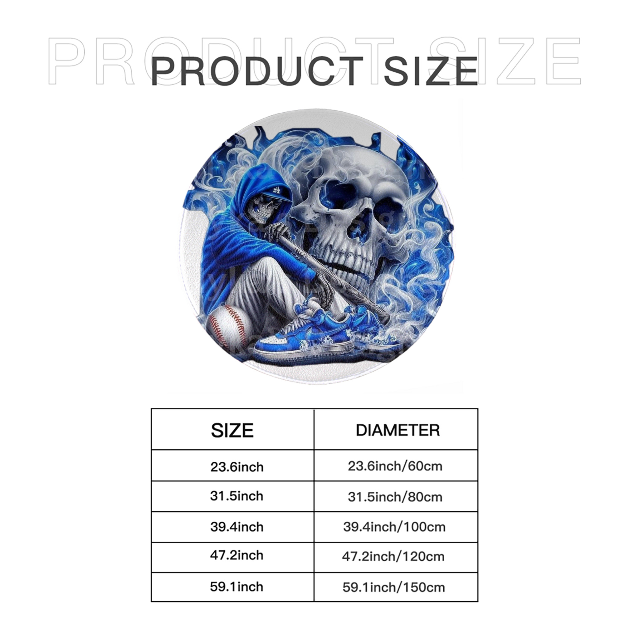  Round Floor Mat – Soft Flannel & High-Density Sponge Core – Non-Slip Dot Backing – Durable Stitched Edges – Quick-Dry & Breathable – Perfect For Home, Bathroom & Living Room