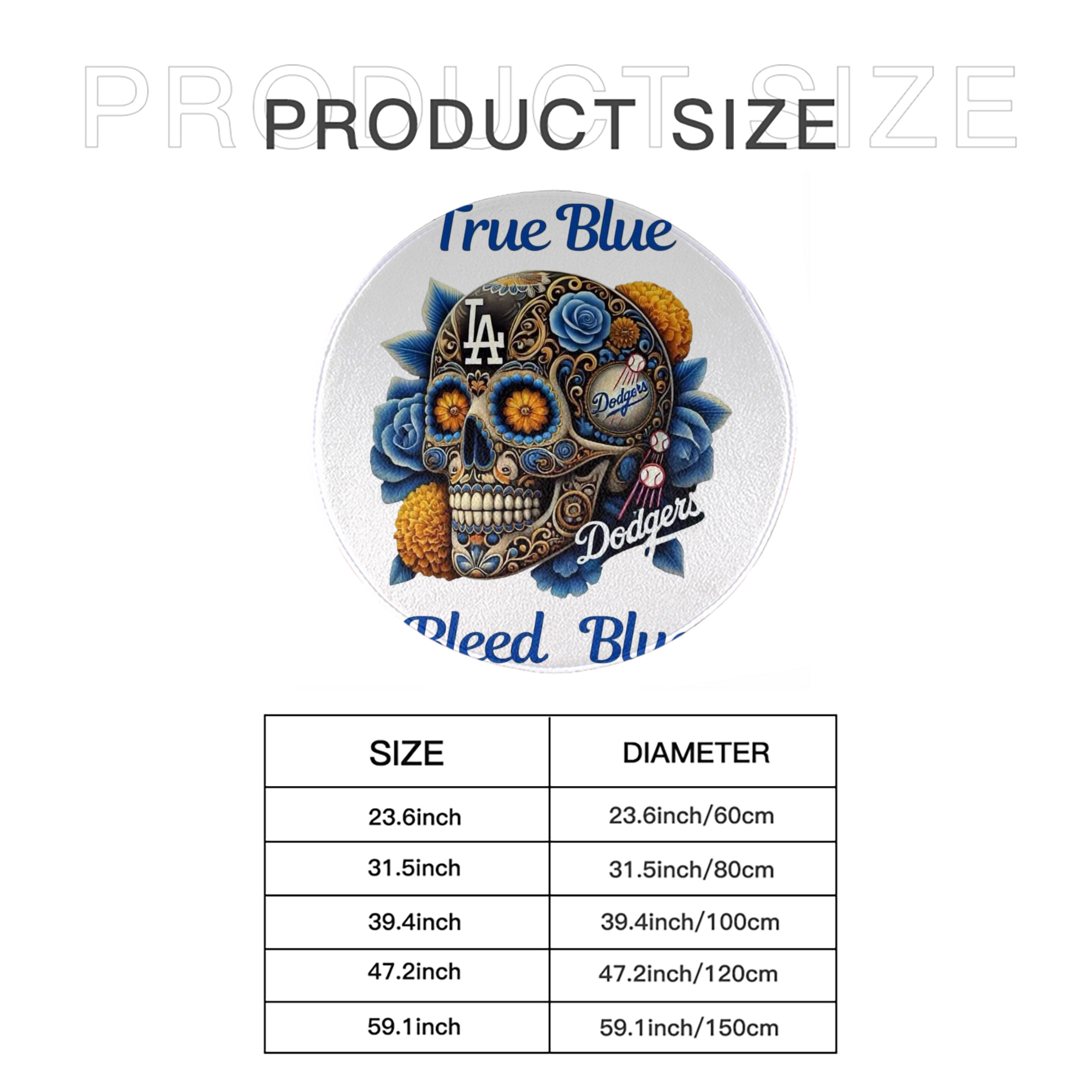  Round Floor Mat – Soft Flannel & High-Density Sponge Core – Non-Slip Dot Backing – Durable Stitched Edges – Quick-Dry & Breathable – Perfect For Home, Bathroom & Living Room