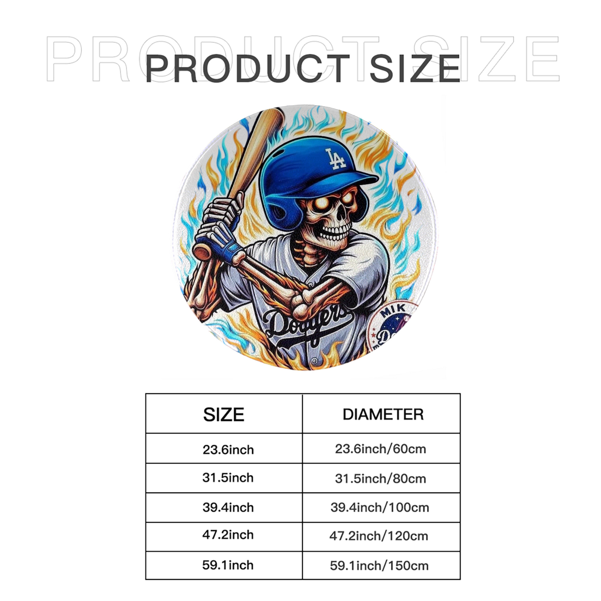  Round Floor Mat – Soft Flannel & High-Density Sponge Core – Non-Slip Dot Backing – Durable Stitched Edges – Quick-Dry & Breathable – Perfect For Home, Bathroom & Living Room