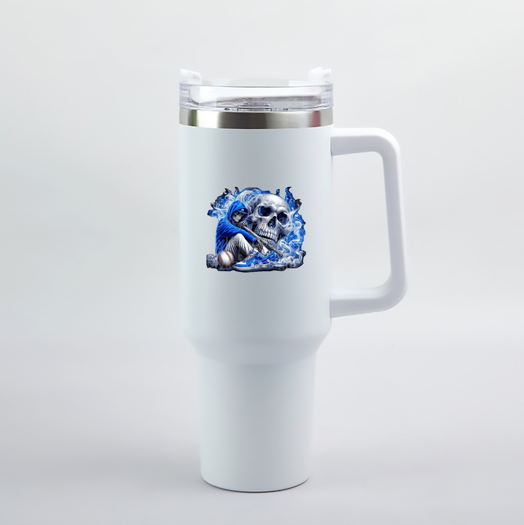  40oz Handle Car Tumbler – Durable Stainless Steel Travel Mug With UV Print – Double Wall Insulated, Fits Most Car Cup Holders