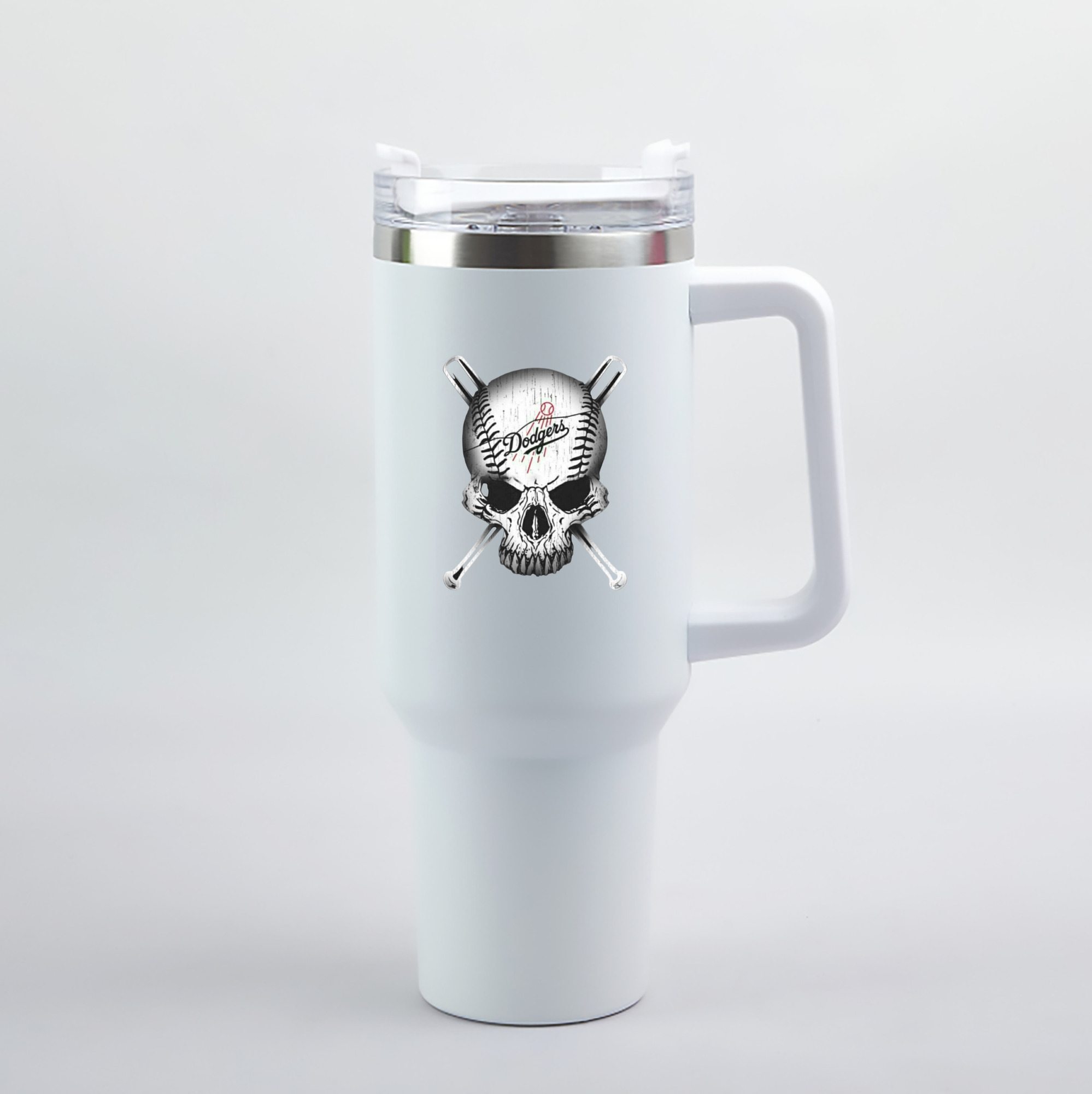  40oz Handle Car Tumbler – Durable Stainless Steel Travel Mug With UV Print – Double Wall Insulated, Fits Most Car Cup Holders