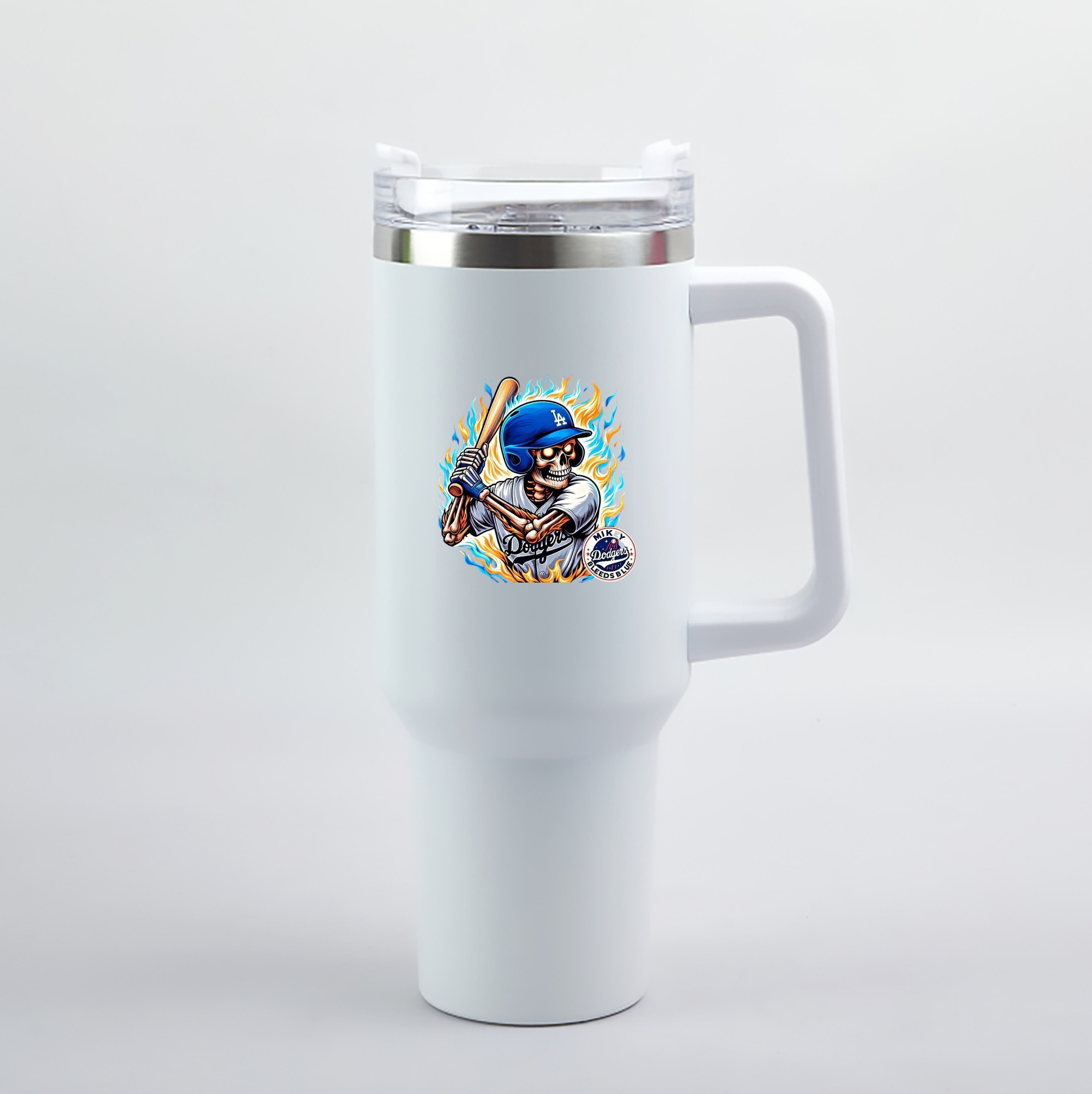  40oz Handle Car Tumbler – Durable Stainless Steel Travel Mug With UV Print – Double Wall Insulated, Fits Most Car Cup Holders