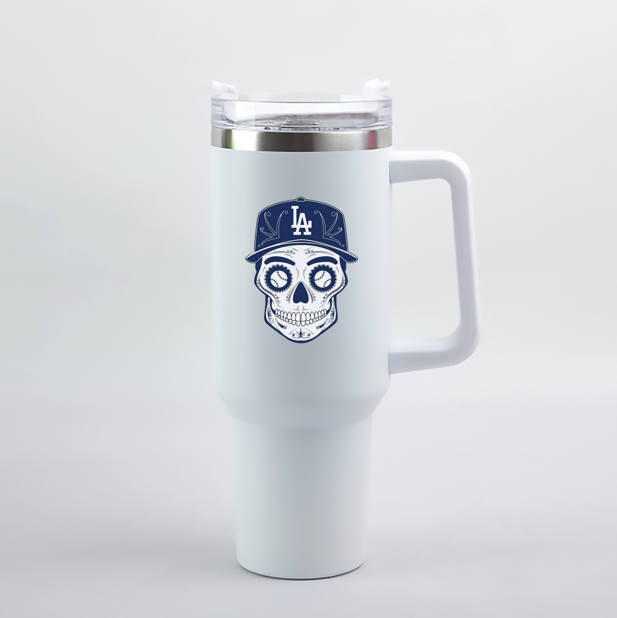  40oz Handle Car Tumbler – Durable Stainless Steel Travel Mug With UV Print – Double Wall Insulated, Fits Most Car Cup Holders