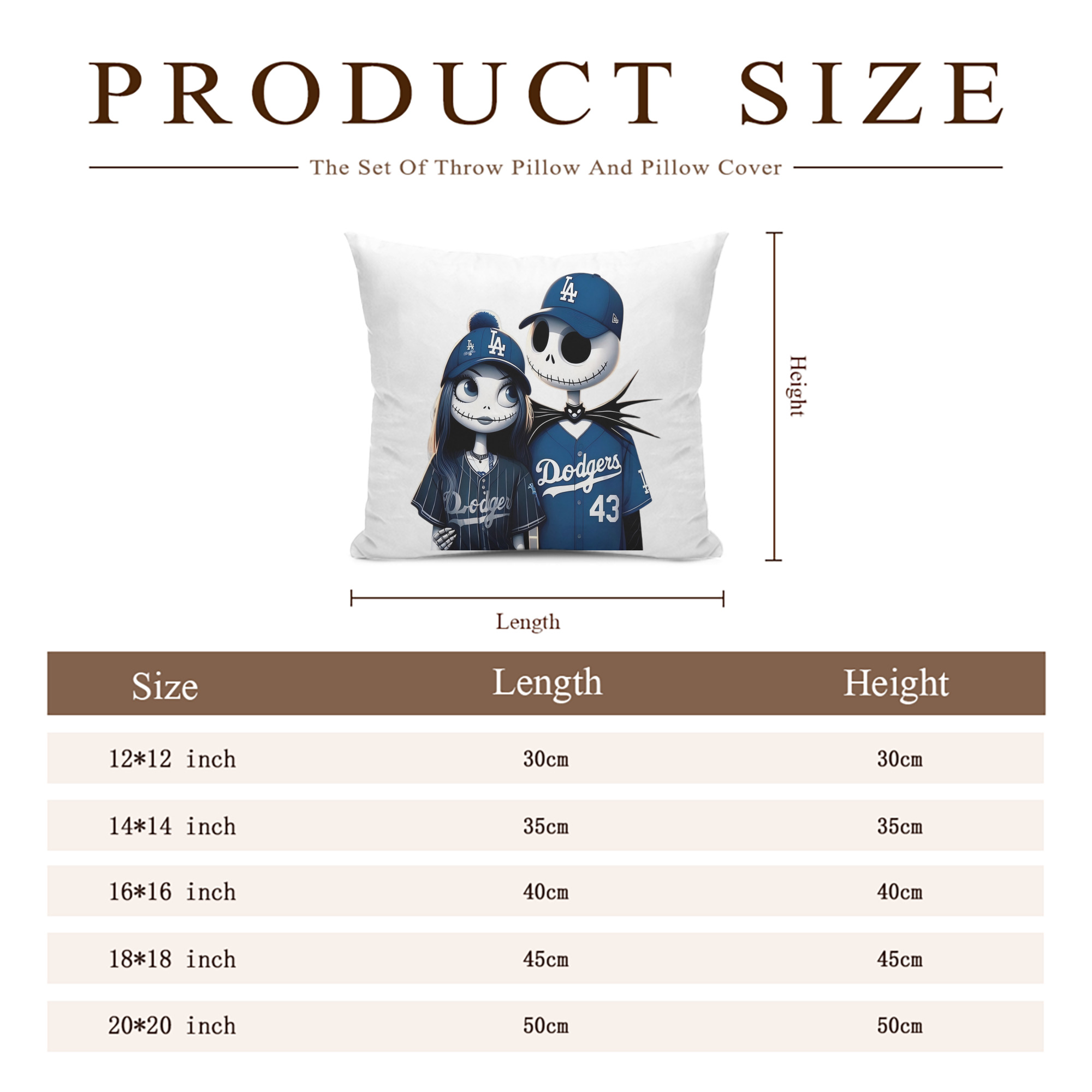  Soft Polyester Pillow Cover With Insert – Double-Sided Design, Invisible Zipper, Durable & Breathable – Easy Care Cushion Set