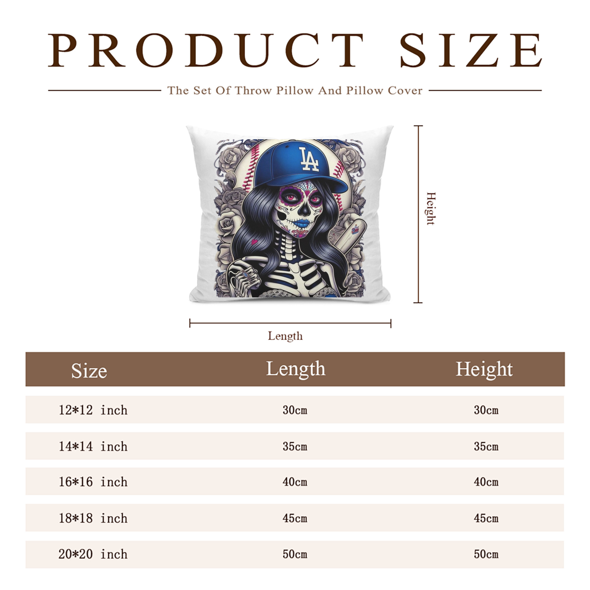  Soft Polyester Pillow Cover With Insert – Double-Sided Design, Invisible Zipper, Durable & Breathable – Easy Care Cushion Set