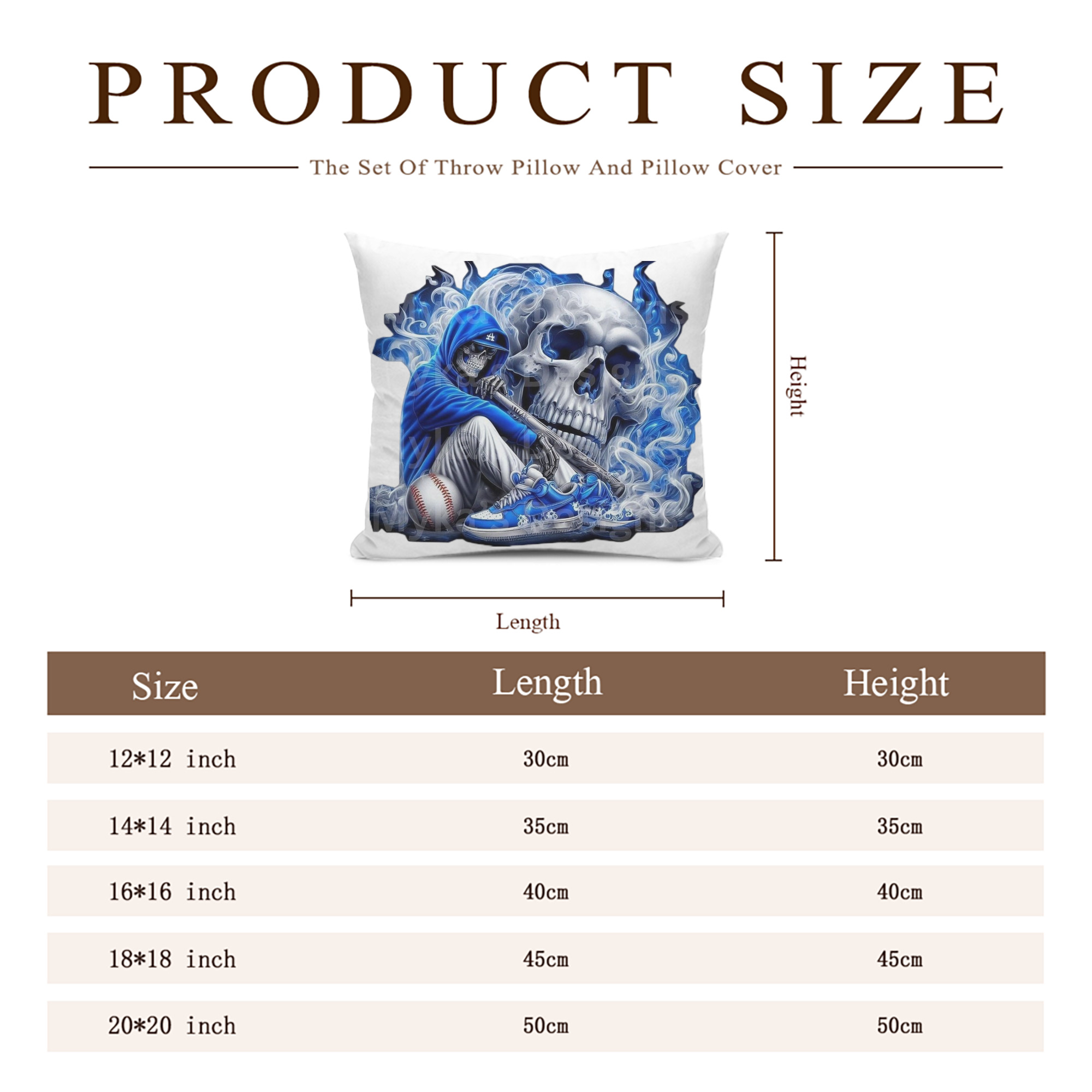  Soft Polyester Pillow Cover With Insert – Double-Sided Design, Invisible Zipper, Durable & Breathable – Easy Care Cushion Set