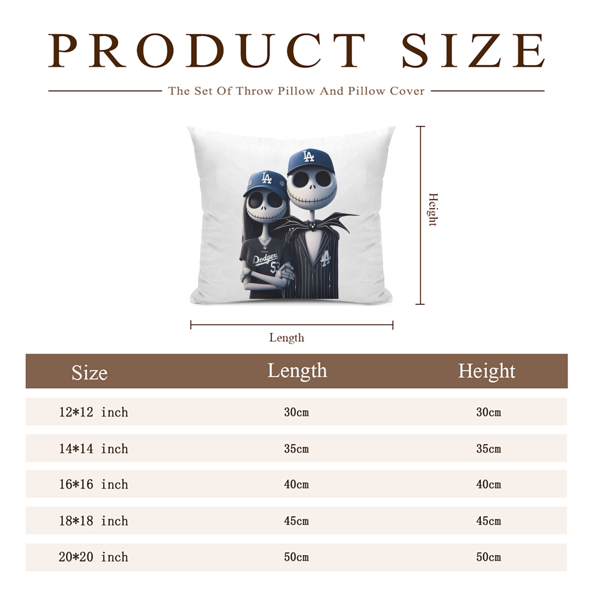  Soft Polyester Pillow Cover With Insert – Double-Sided Design, Invisible Zipper, Durable & Breathable – Easy Care Cushion Set