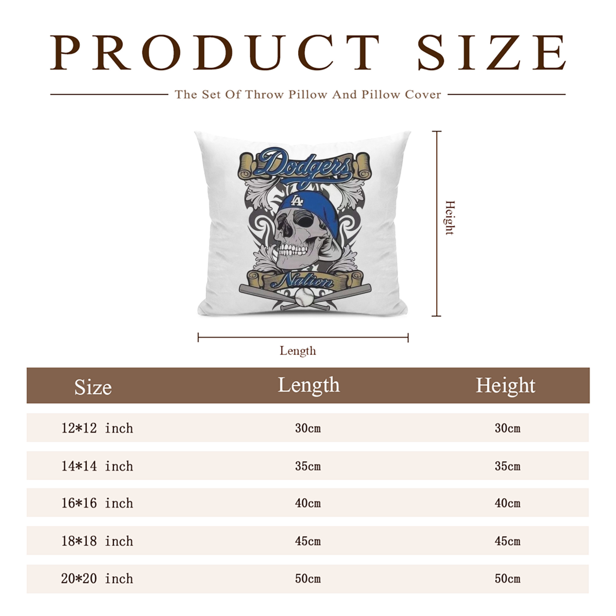  Soft Polyester Pillow Cover With Insert – Double-Sided Design, Invisible Zipper, Durable & Breathable – Easy Care Cushion Set