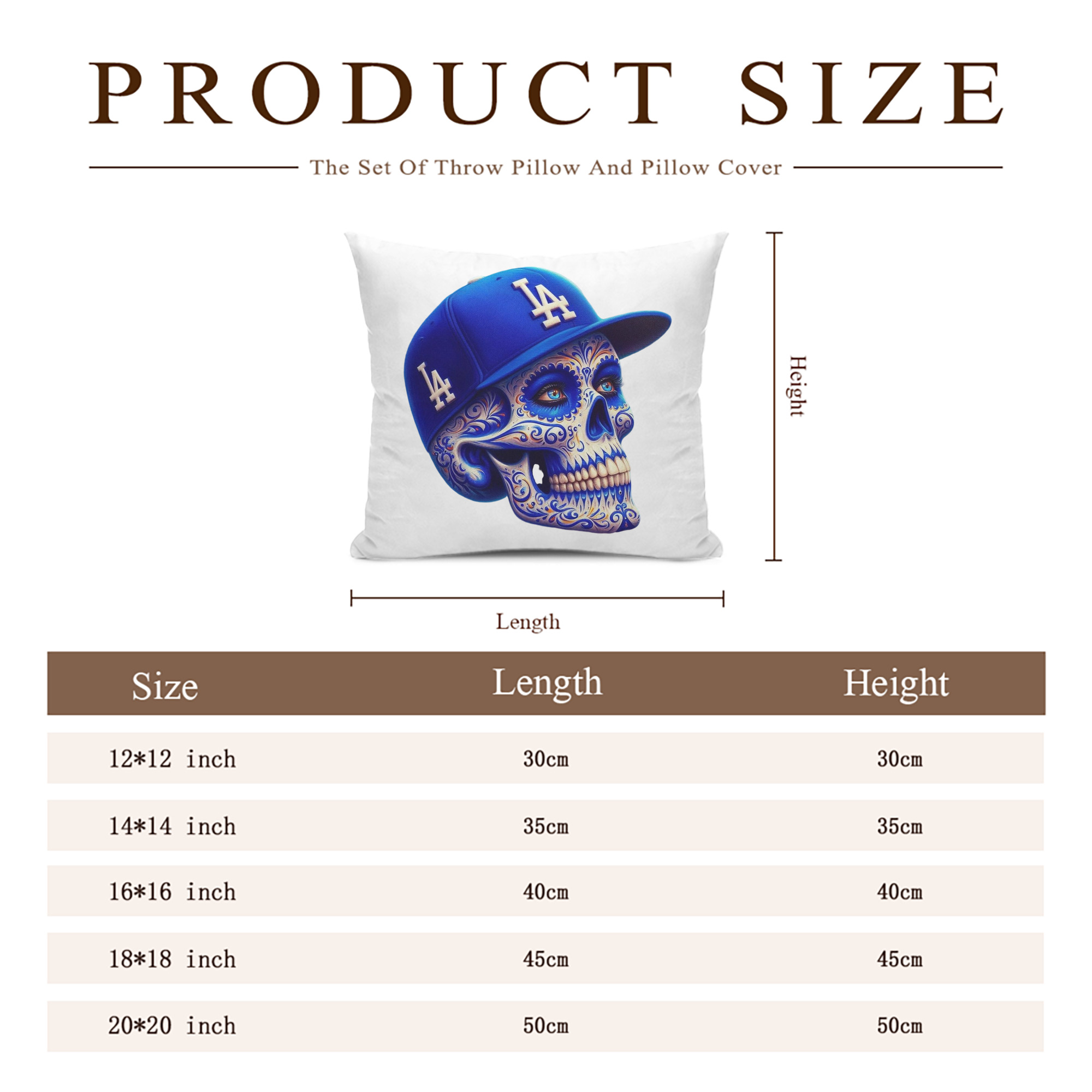  Soft Polyester Pillow Cover With Insert – Double-Sided Design, Invisible Zipper, Durable & Breathable – Easy Care Cushion Set