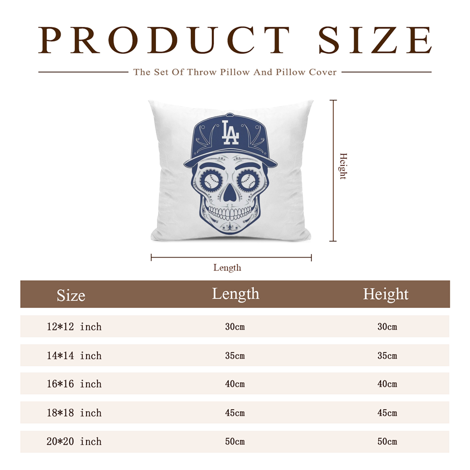  Soft Polyester Pillow Cover With Insert – Double-Sided Design, Invisible Zipper, Durable & Breathable – Easy Care Cushion Set