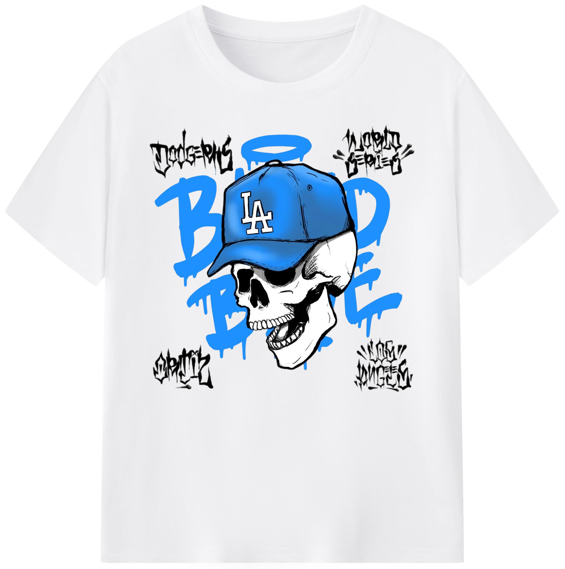  180g Cotton T-Shirt With Front Heat Transfer Print – Soft, Lightweight, Fitted Design – Comfortable Casual Wear For Sports & Everyday Use