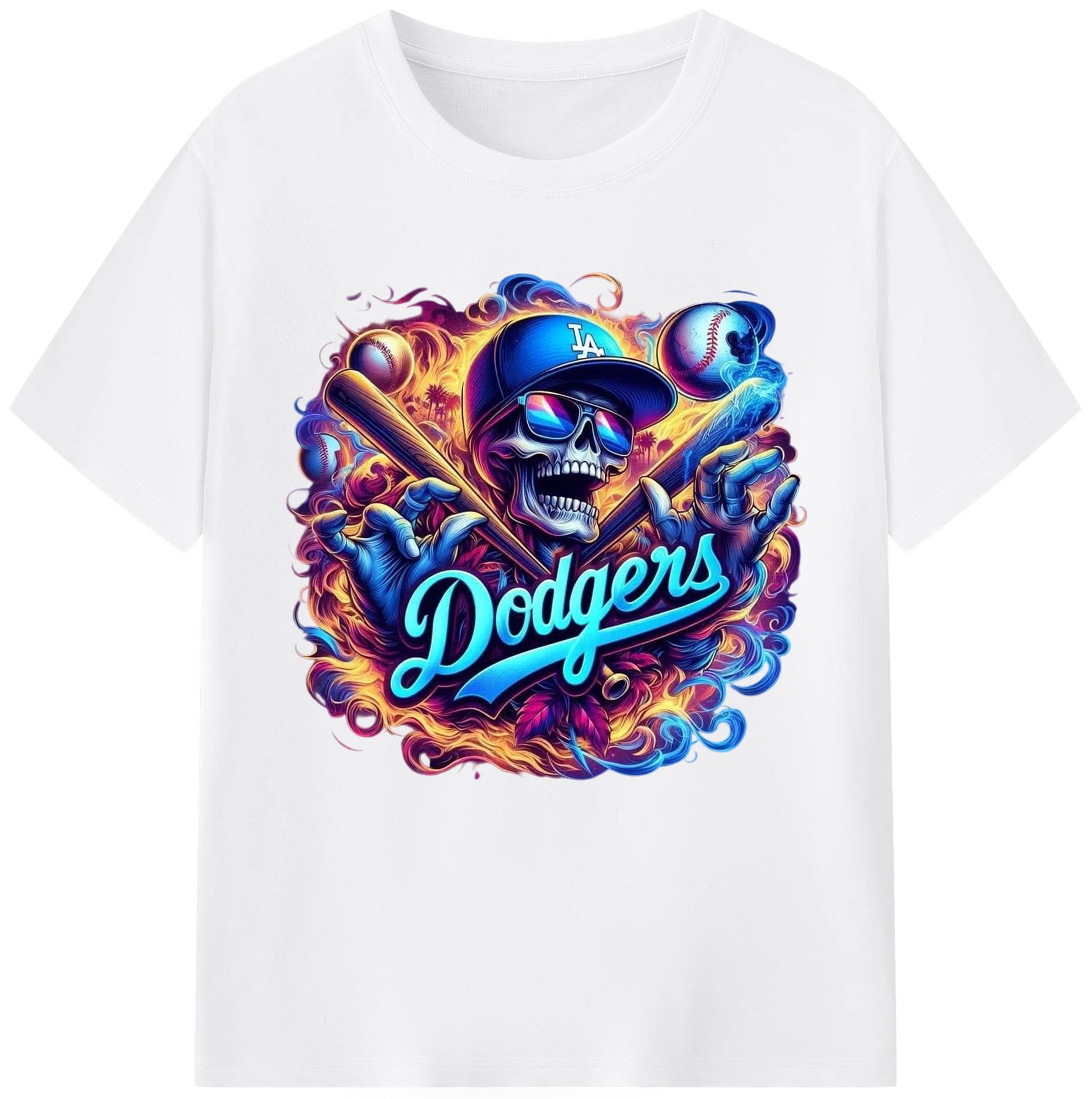  Combed Cotton T-Shirt 180g With Front Heat Transfer Print – Soft, Lightweight, Fitted Design – Stylish Casual Wear For Sports & Everyday Use