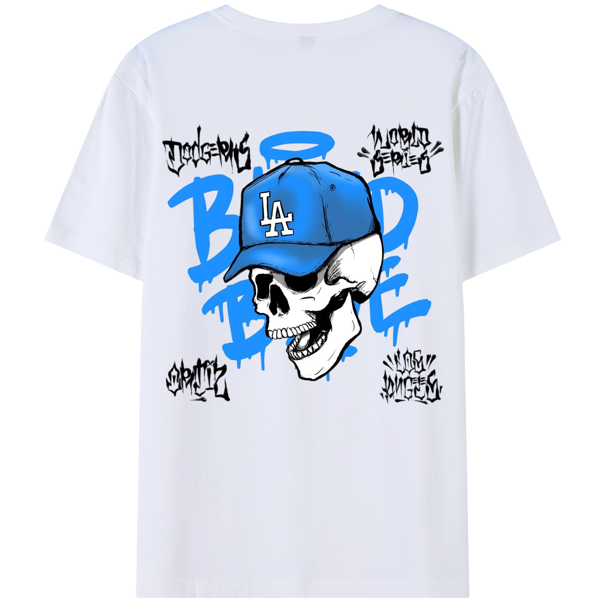  180g Combed Cotton T-Shirt With Back Heat Transfer Print – Soft, Lightweight, Fitted Design – Stylish Casual Wear For Sports & Everyday Use