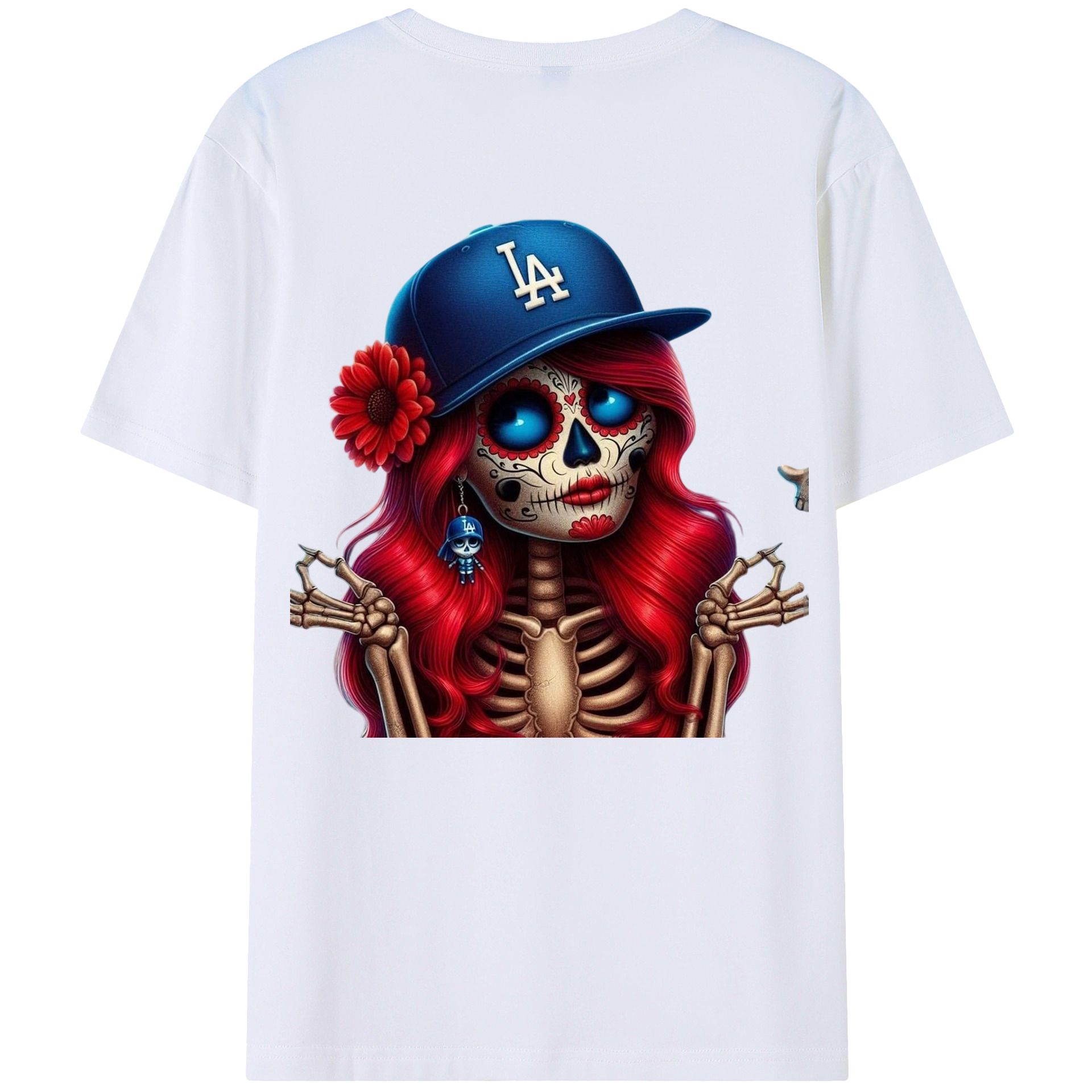  180g Combed Cotton T-Shirt With Back Heat Transfer Print – Soft, Lightweight, Fitted Design – Stylish Casual Wear For Sports & Everyday Use