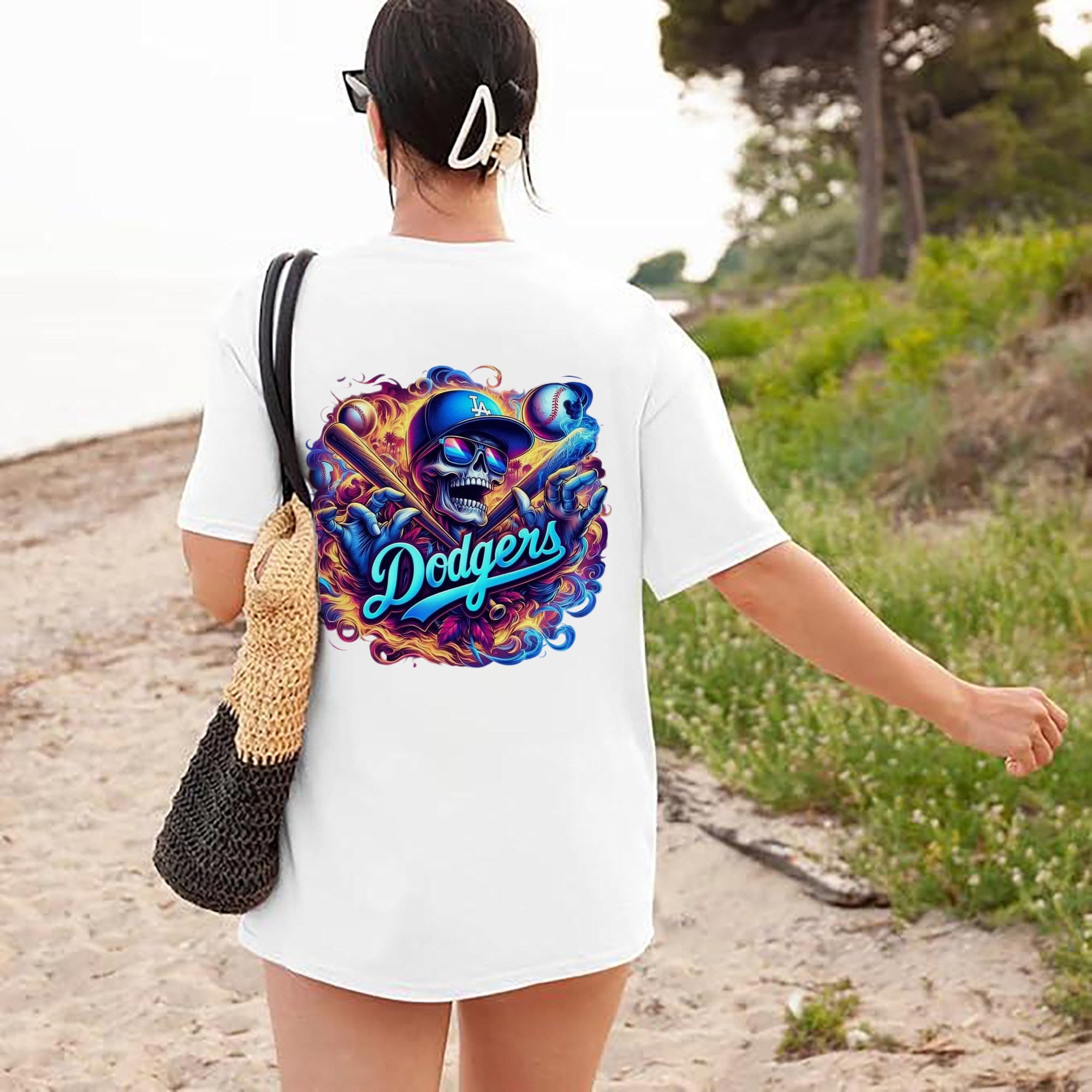  180g Combed Cotton T-Shirt With Back Heat Transfer Print – Soft, Lightweight, Fitted Design – Stylish Casual Wear For Sports & Everyday Use