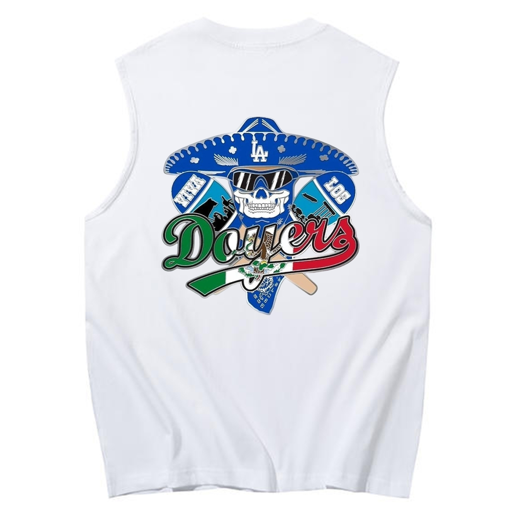  230g Pure Cotton Tank Top With Back Heat Transfer Print – Soft, Lightweight, Fitted Design – Stylish & Comfortable Casual Wear For Sports & Everyday Use