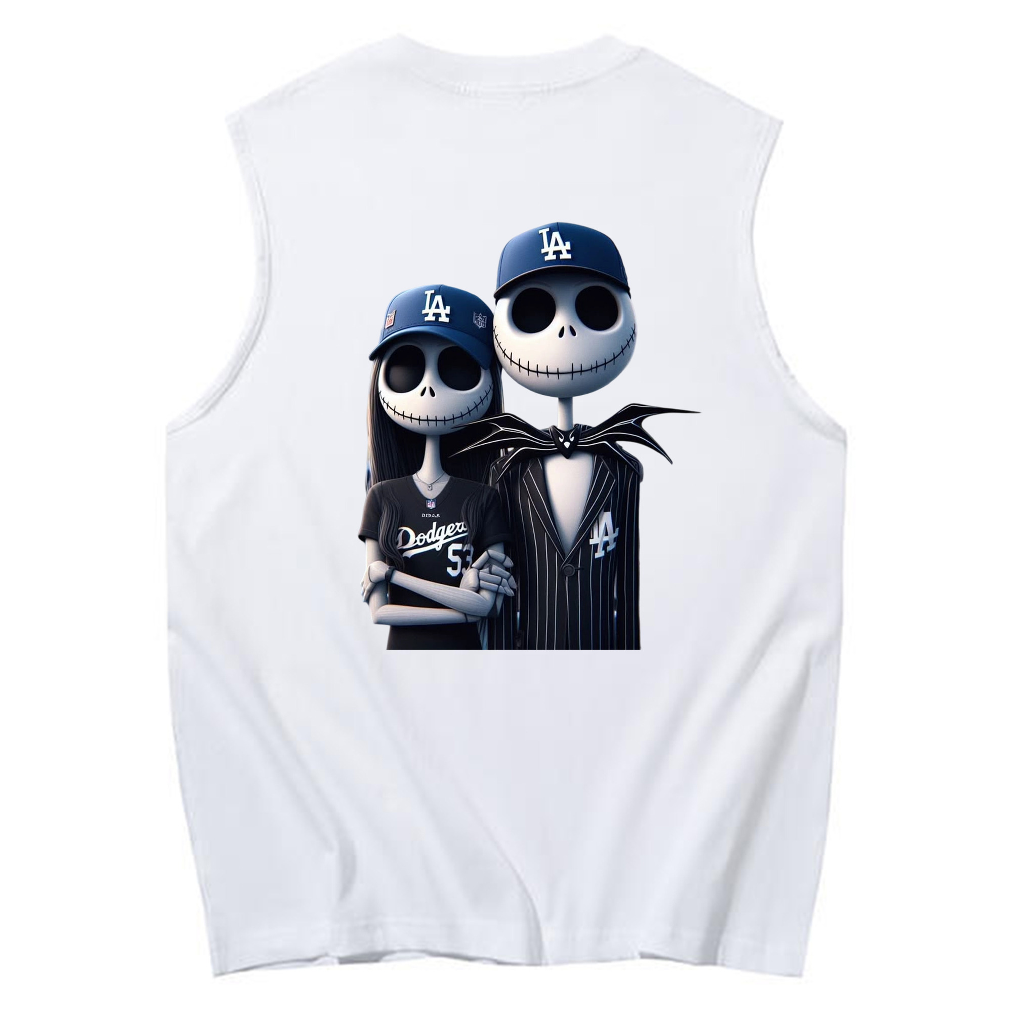  230g Pure Cotton Tank Top With Back Heat Transfer Print – Soft, Lightweight, Fitted Design – Stylish & Comfortable Casual Wear For Sports & Everyday Use