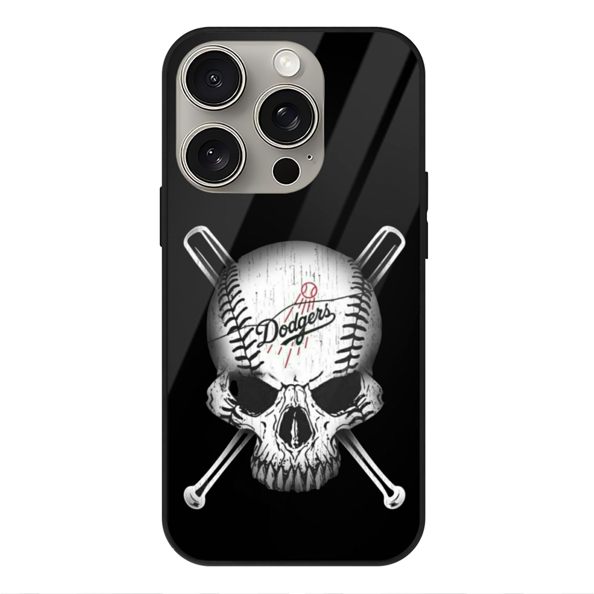  IPhone 15 Pro Mirror Phone Case – UV Printed Glass + TPU – Scratch-Resistant, Wireless Charging Compatible, Precise Fit & Stylish Design