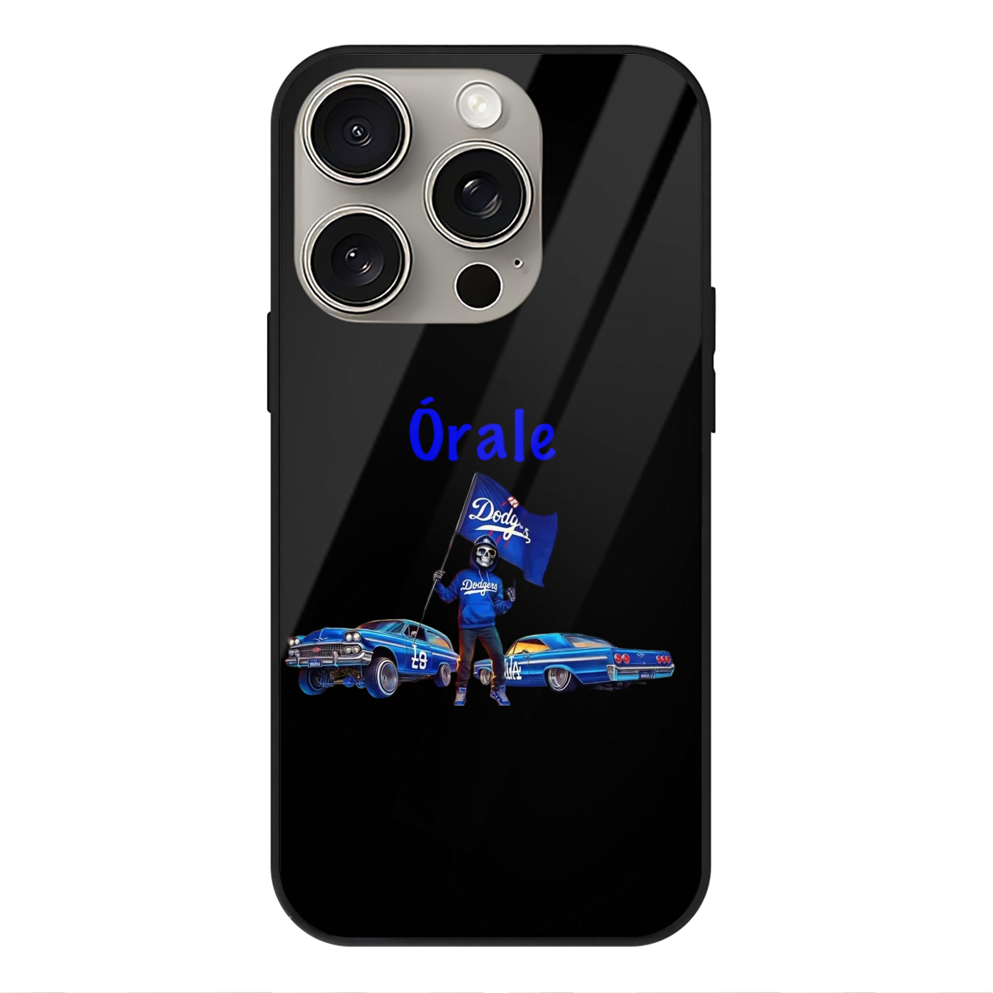  IPhone 15 Pro Mirror Phone Case – UV Printed Glass + TPU – Scratch-Resistant, Wireless Charging Compatible, Precise Fit & Stylish Design