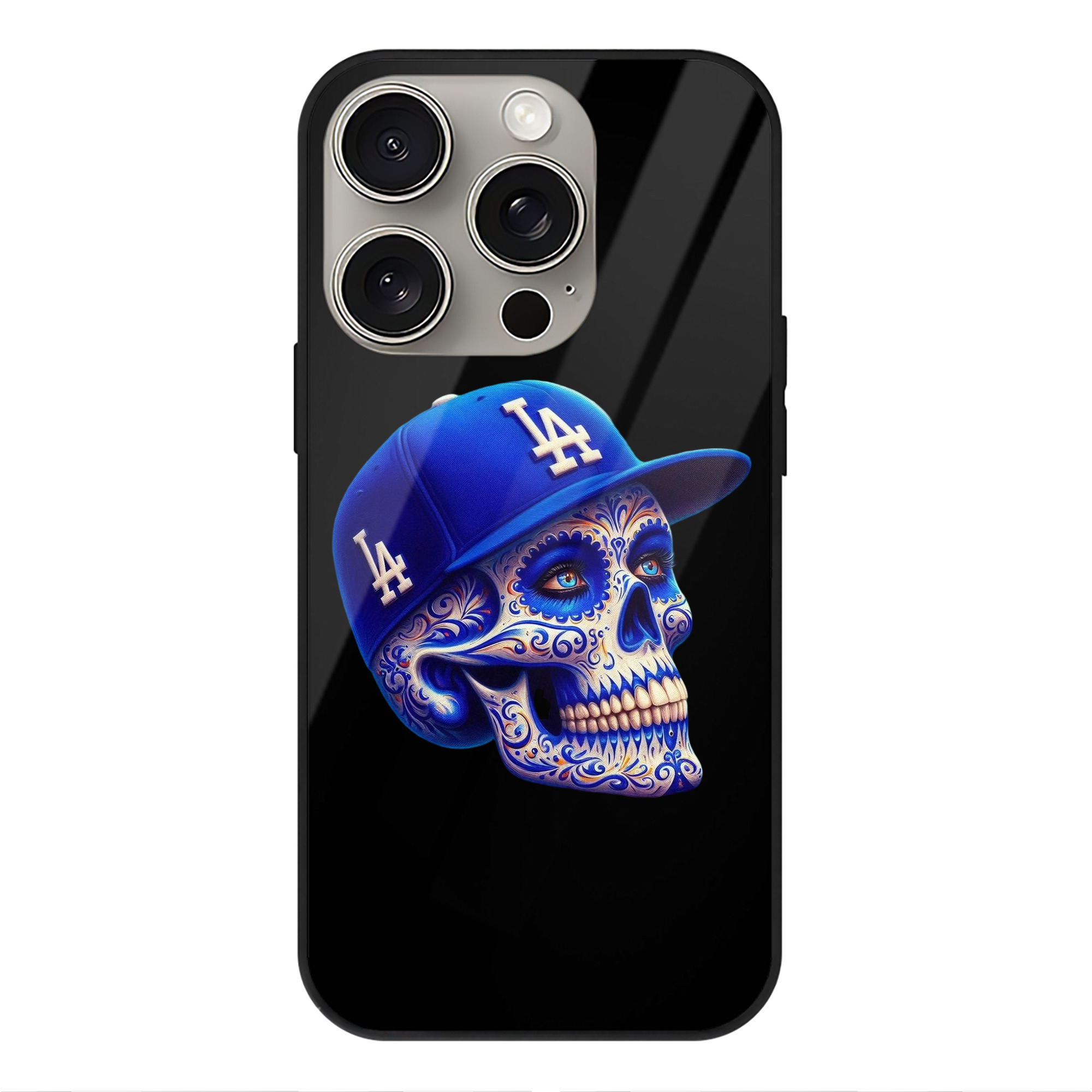  IPhone 15 Pro Mirror Phone Case – UV Printed Glass + TPU – Scratch-Resistant, Wireless Charging Compatible, Precise Fit & Stylish Design