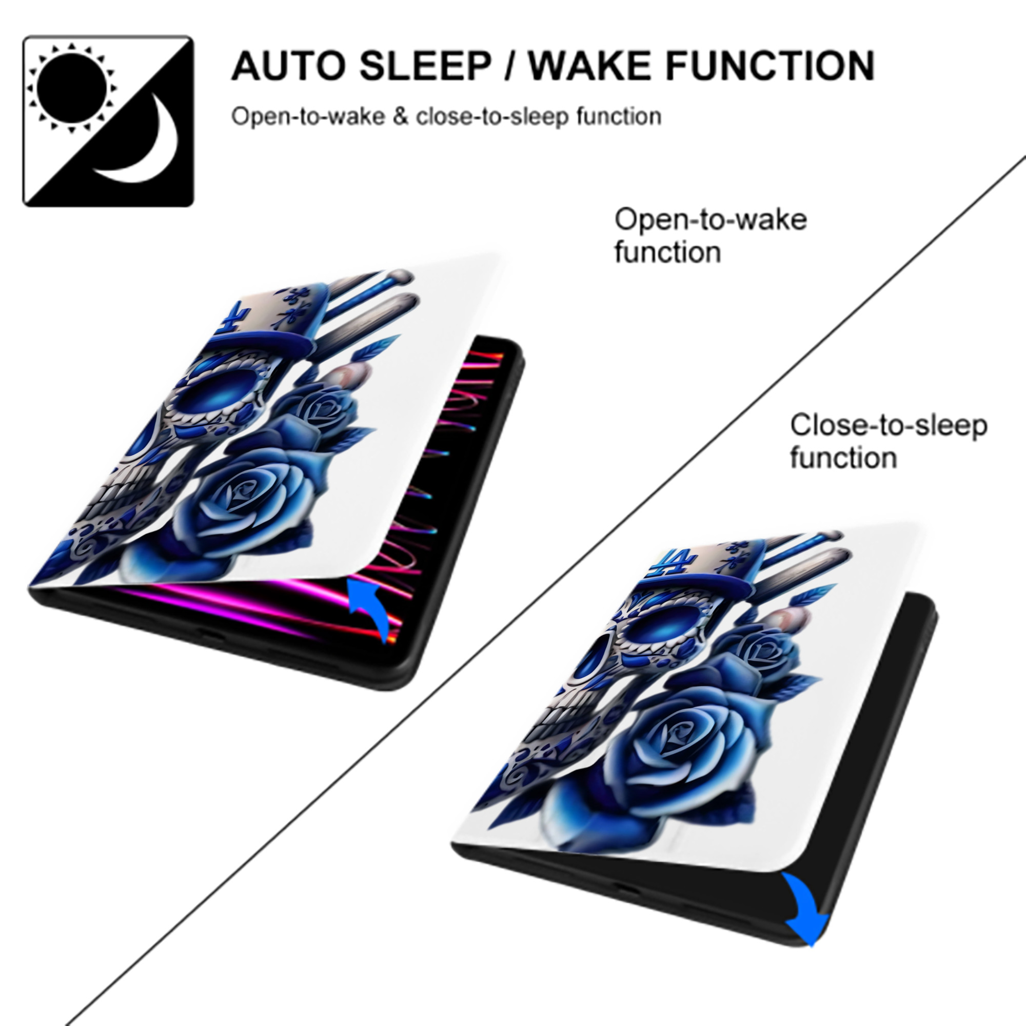  IPad Book-Style Case With Pencil Slot – Slim PU & TPU Cover – Full Protection, Precise Fit, Water & Scratch Resistant