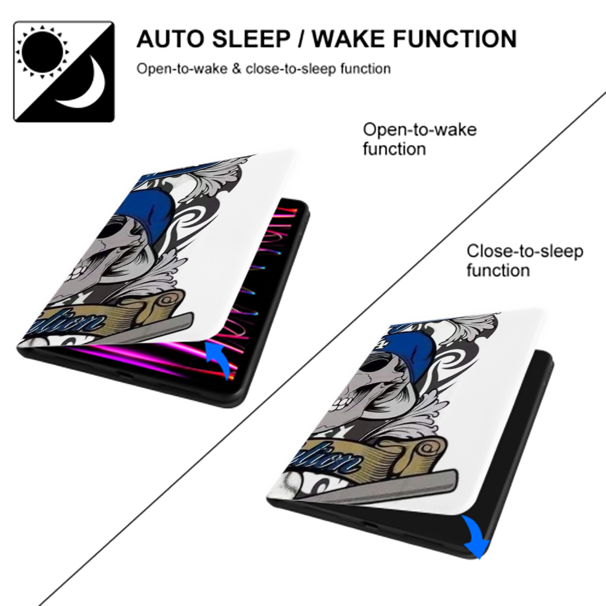  IPad Book-Style Case With Pencil Slot – Slim PU & TPU Cover – Full Protection, Precise Fit, Water & Scratch Resistant