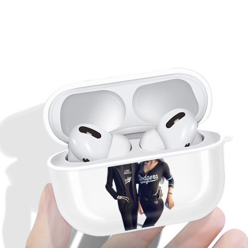  AirPods Pro Hard Case White With Keychain, Durable Flexible PC, Precise Cutouts, Anti-Fingerprint, Yellowing & Scratch Resistant, Full Protection, Washable