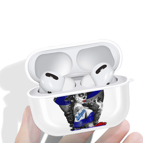  AirPods Pro Hard Case White With Keychain, Durable Flexible PC, Precise Cutouts, Anti-Fingerprint, Yellowing & Scratch Resistant, Full Protection, Washable