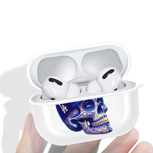  AirPods Pro Hard Case White With Keychain, Durable Flexible PC, Precise Cutouts, Anti-Fingerprint, Yellowing & Scratch Resistant, Full Protection, Washable