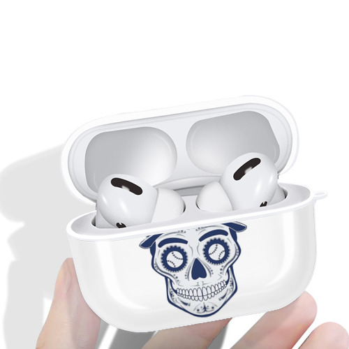  AirPods Pro Hard Case White With Keychain, Durable Flexible PC, Precise Cutouts, Anti-Fingerprint, Yellowing & Scratch Resistant, Full Protection, Washable