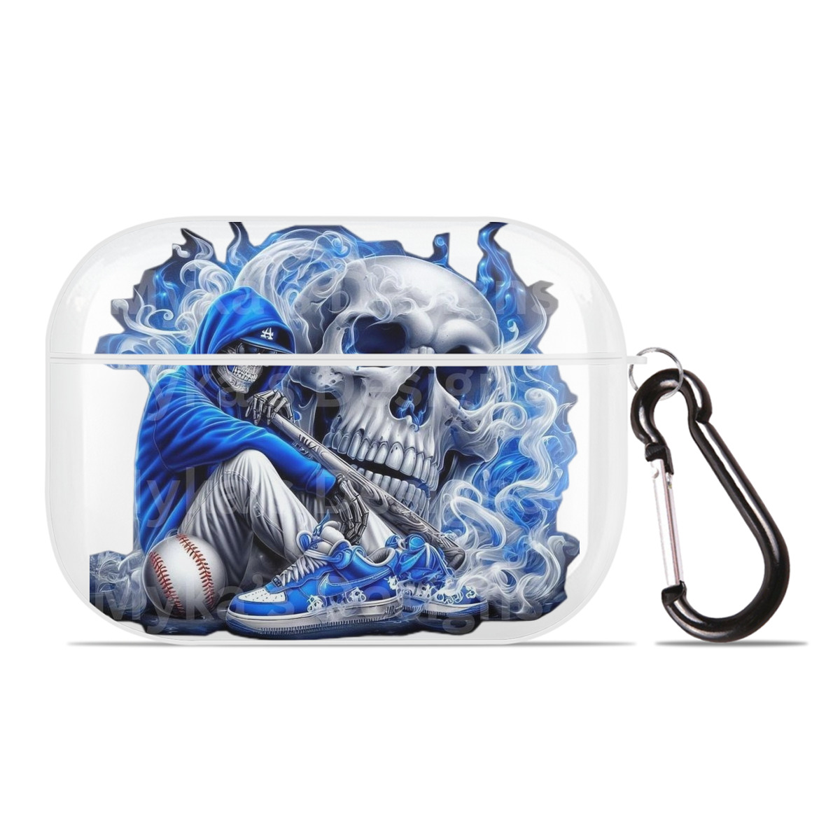  AirPods Pro Hard Case White With Keychain, Durable Flexible PC, Precise Cutouts, Anti-Fingerprint, Yellowing & Scratch Resistant, Full Protection, Washable