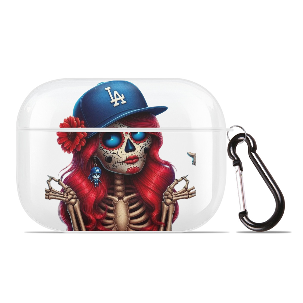  AirPods Pro Hard Case White With Keychain, Durable Flexible PC, Precise Cutouts, Anti-Fingerprint, Yellowing & Scratch Resistant, Full Protection, Washable