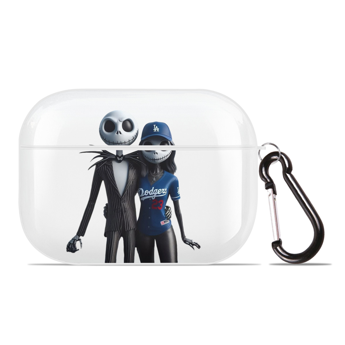  AirPods Pro Hard Case White With Keychain, Durable Flexible PC, Precise Cutouts, Anti-Fingerprint, Yellowing & Scratch Resistant, Full Protection, Washable