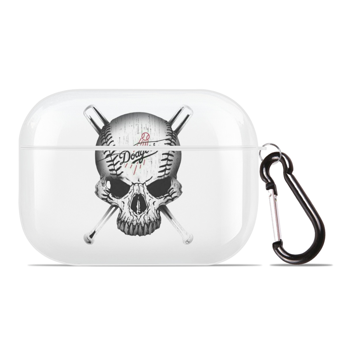  AirPods Pro Hard Case White With Keychain, Durable Flexible PC, Precise Cutouts, Anti-Fingerprint, Yellowing & Scratch Resistant, Full Protection, Washable