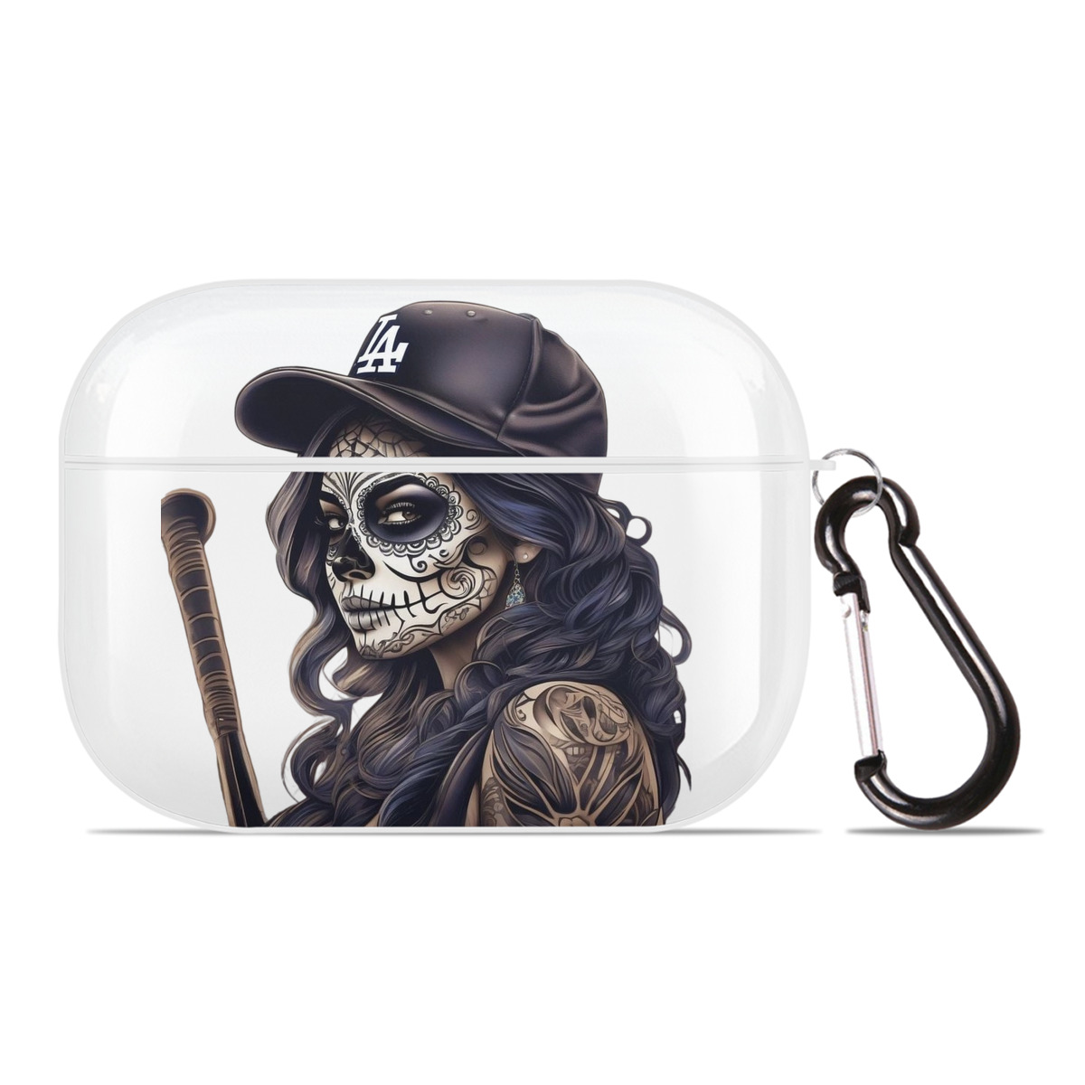  AirPods Pro Hard Case White With Keychain, Durable Flexible PC, Precise Cutouts, Anti-Fingerprint, Yellowing & Scratch Resistant, Full Protection, Washable