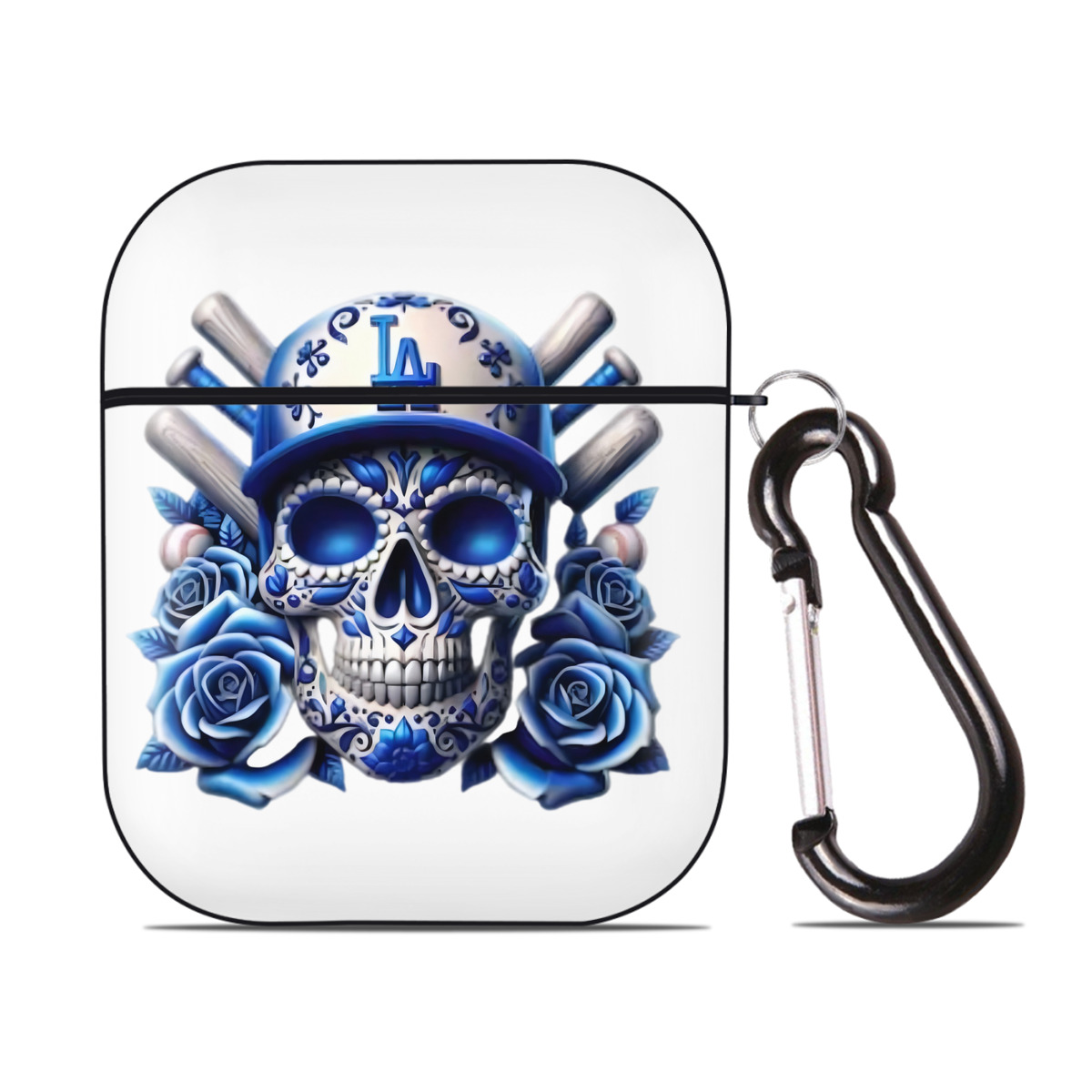  AirPods 2 Case Hard Shell Black, Flexible PC Material, Precise Cutouts, Full Protection, Anti-Fingerprint, Washable, Includes Keychain – Durable & Slim Design