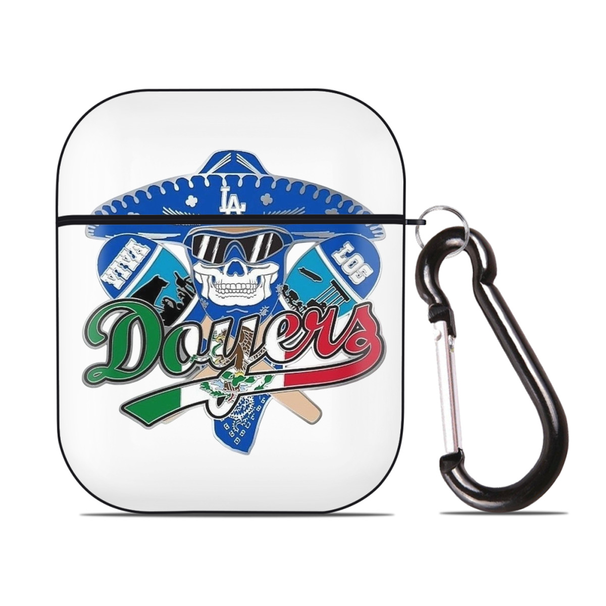  AirPods 2 Case Hard Shell Black, Flexible PC Material, Precise Cutouts, Full Protection, Anti-Fingerprint, Washable, Includes Keychain – Durable & Slim Design