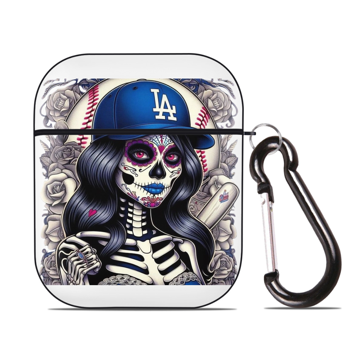  AirPods 2 Case Hard Shell Black, Flexible PC Material, Precise Cutouts, Full Protection, Anti-Fingerprint, Washable, Includes Keychain – Durable & Slim Design