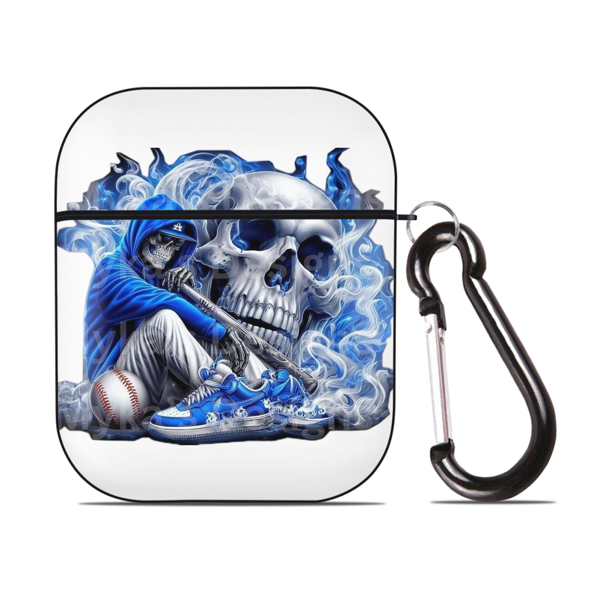  AirPods 2 Case Hard Shell Black, Flexible PC Material, Precise Cutouts, Full Protection, Anti-Fingerprint, Washable, Includes Keychain – Durable & Slim Design