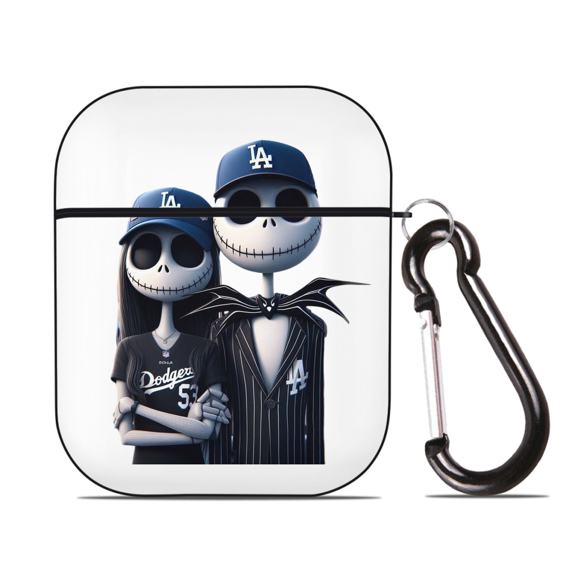  AirPods 2 Case Hard Shell Black, Flexible PC Material, Precise Cutouts, Full Protection, Anti-Fingerprint, Washable, Includes Keychain – Durable & Slim Design