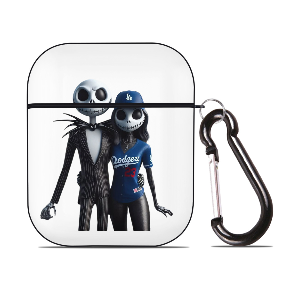  AirPods 2 Case Hard Shell Black, Flexible PC Material, Precise Cutouts, Full Protection, Anti-Fingerprint, Washable, Includes Keychain – Durable & Slim Design