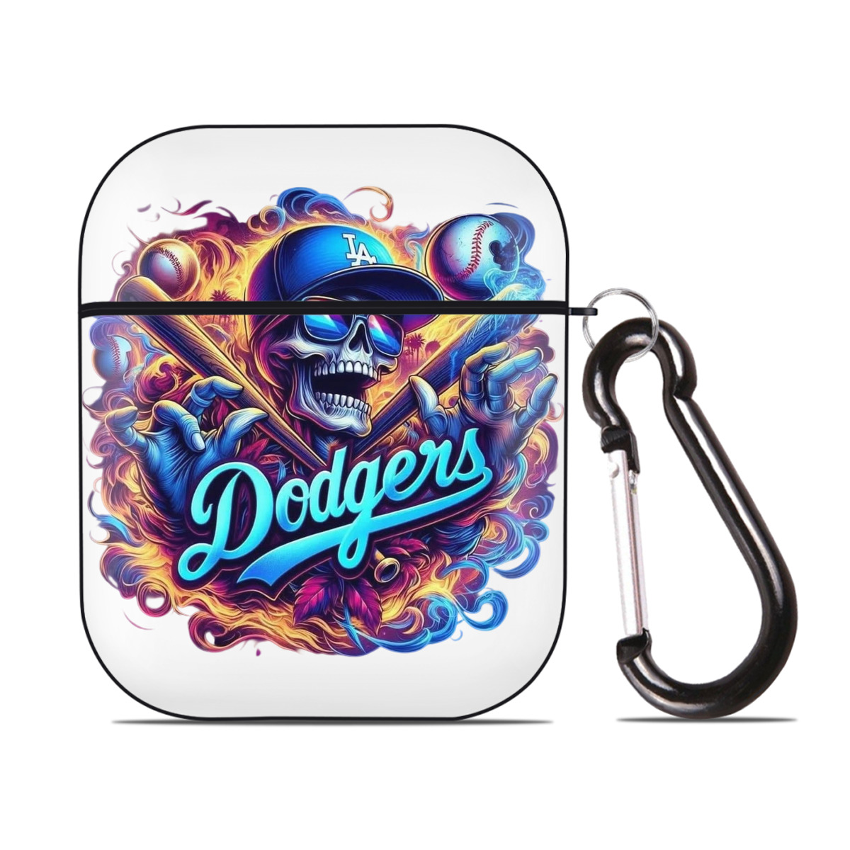  AirPods 2 Case Hard Shell Black, Flexible PC Material, Precise Cutouts, Full Protection, Anti-Fingerprint, Washable, Includes Keychain – Durable & Slim Design