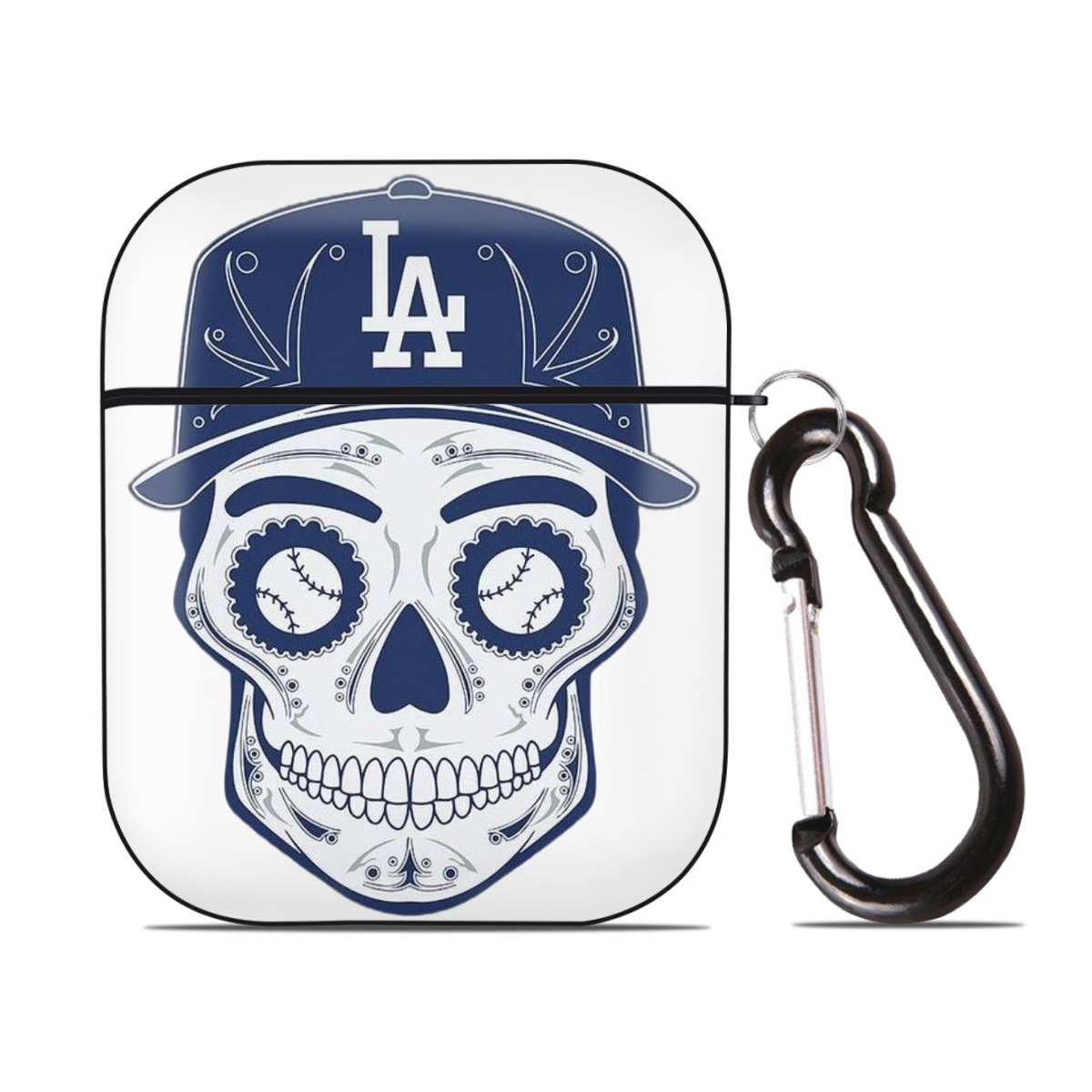  AirPods 2 Case Hard Shell Black, Flexible PC Material, Precise Cutouts, Full Protection, Anti-Fingerprint, Washable, Includes Keychain – Durable & Slim Design