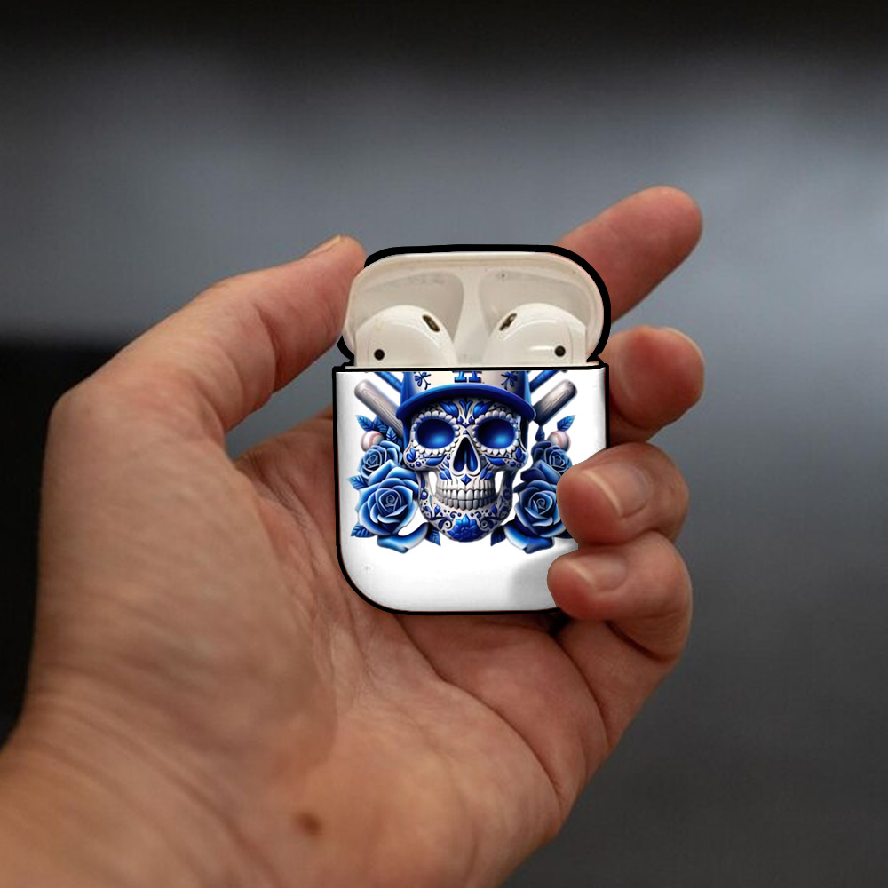  AirPods 2 Case Hard Shell Black, Flexible PC Material, Precise Cutouts, Full Protection, Anti-Fingerprint, Washable, Includes Keychain – Durable & Slim Design