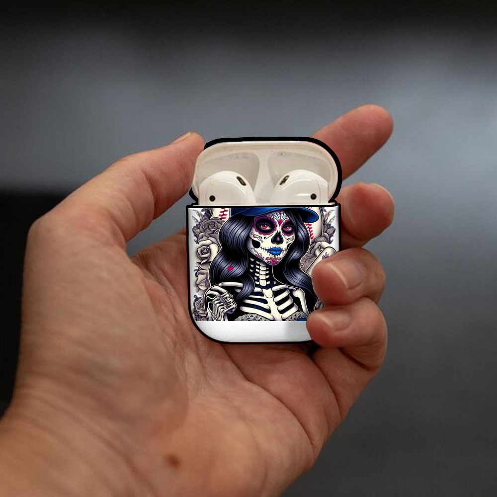  AirPods 2 Case Hard Shell Black, Flexible PC Material, Precise Cutouts, Full Protection, Anti-Fingerprint, Washable, Includes Keychain – Durable & Slim Design